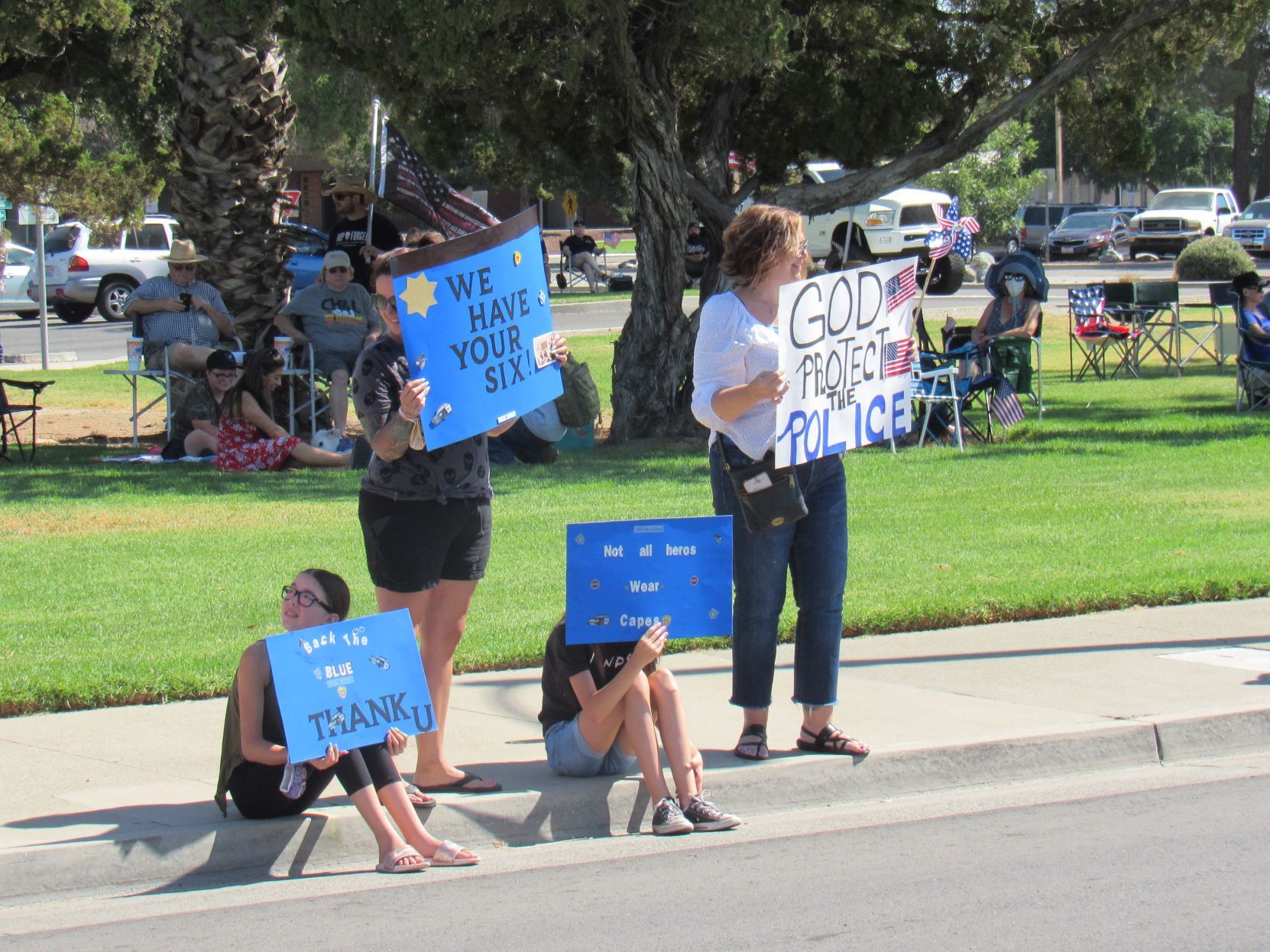 Back the Blue Rally